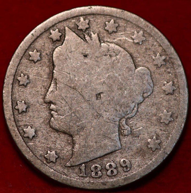 1889 Philadelphia Mint Liberty Nickel