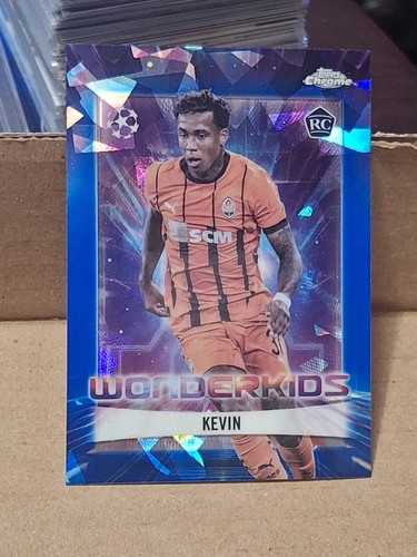 2024 KEVIN TOPPS CHROME SAPPHIRE WONDERKIDS SOCCER ROOKIE CARD RC #WK-20