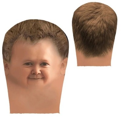 Party Props New 3D Full Face Mask Double-sided Printing Elastic Mesh Mask
