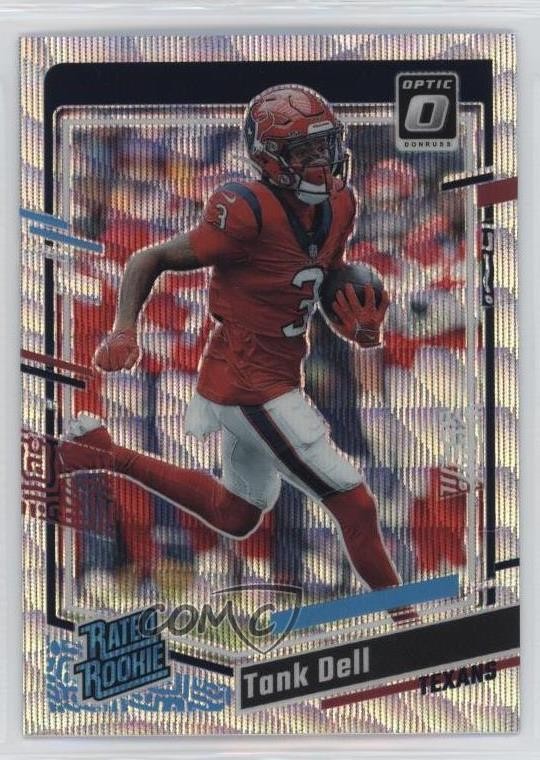 2023 Panini Donruss Optic Rated Wave Prizm 235/300 Tank Dell #245 Rookie RC 17tx