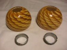 2 Lampenschirme Lampenglas Ersatzglas Hängeleuchte Nachttisch Lampe Tischleuchte