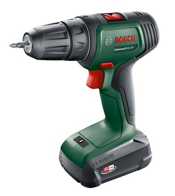 Bosch Akku-Bohrschrauber UniversalDrill 18V, 1x PBA 18V 1.5 Ah und Ladegerät