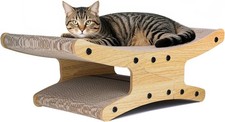 Reversible Cat Scratcher Bed Large Scratching Board Indoor Cats Cardboard Pad 