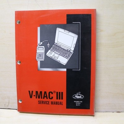 1998 MACK TRUCK V-MAC III ENGINE DIAGNOSTIC Repair Shop Service Manual Book 3
