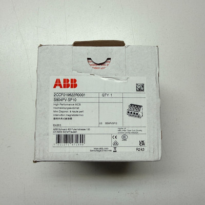 S804PV-SP10 2CCF019622R0001 ABB MCB Breaking Capacity S800PV NOB