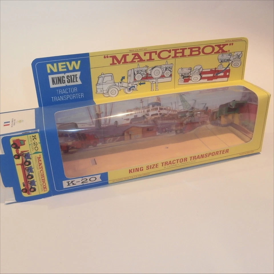 Matchbox Lesney King Size K 20 Tractor Transporter Repro Box - Image 4 of 4