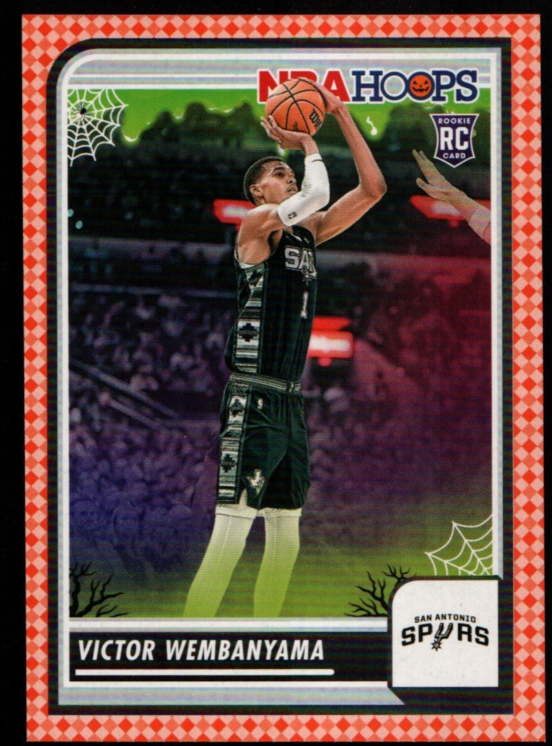 2023-24 Panini Haunted Hoops Victor Wembanyama RC Rookie Orange #108 B44