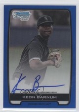 2012 Bowman Draft Chrome Picks Blue Refractor /150 Keon Barnum #BCA-KB Auto w5b