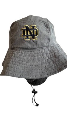 University Notre Dame Hat New Under Armour On Field Collection Bucket Sun OSFA