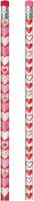 Traditional Valentine's Day Hearts Holiday Theme Party Favor 24 ct. Pencils