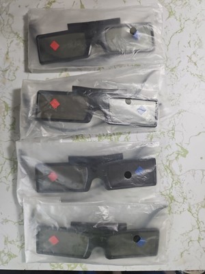 4X New Genuine SSG5100GB 3D Active Shutter Glasses For Samsung SSG-5100GB TV