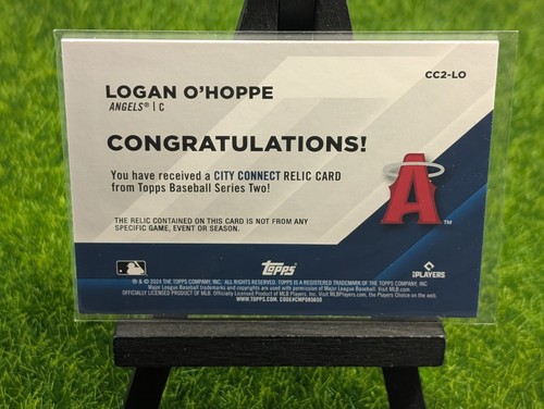 2024 Topps Series 2 Logan O'Hoppe City Connect Relic Card (CC2-LO) - Picture 2 of 2