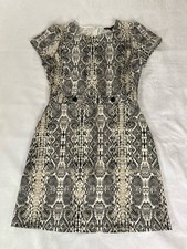 City Studio Dress Women’s 9 Juniors Snake Print Short Sleeve Lined Career Wear