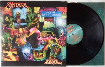 SANTANA Beyond Appearances LP Vinyl Latin Rock CBS 1985 * TOP