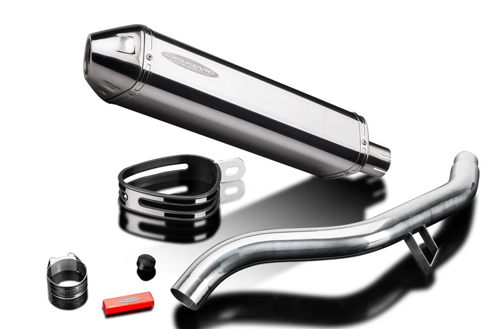 Silenciador de escape Triumph Tiger 1200 Explorer 12-21 Slip On 17" Tri-Oval acero inoxidable Foto 4 de 4