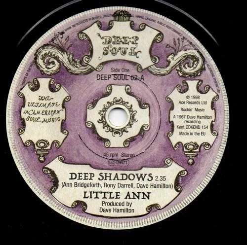 LITTLE ANN Deep Shadows / THE TURN AROUNDS Stay Away - Deep Soul 45 60s 7" Vinyl - Image 2 of 3