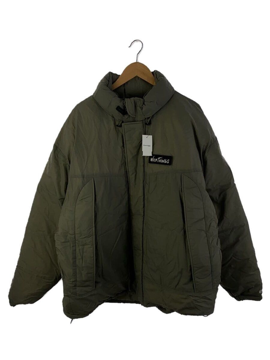 WILDTHINGS Down Jacket L Nylon Khaki WT21577SN-DI Used | eBay