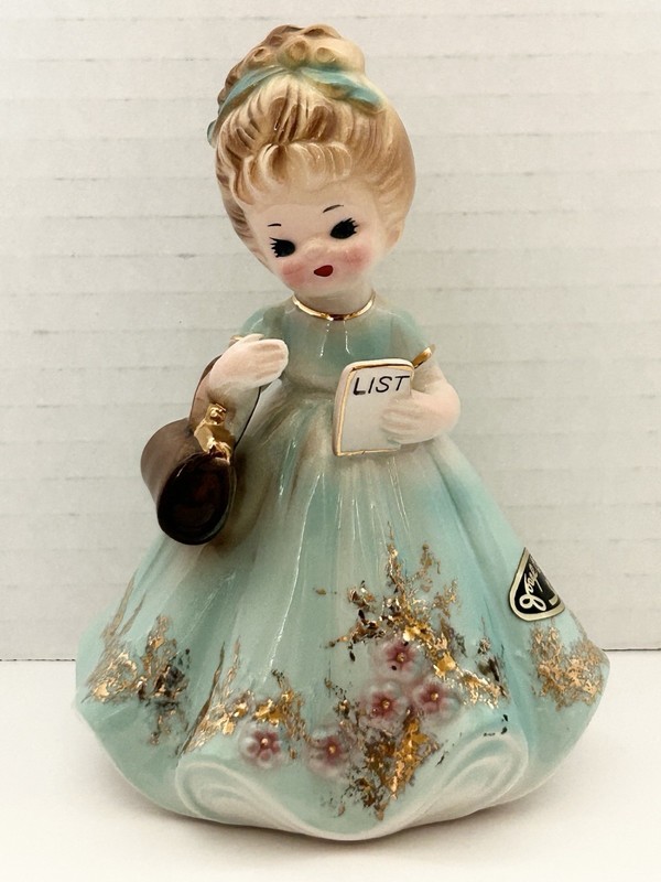 Vintage Josef Originals “SHOPPER” LITTLE HOMEMAKER SERIES Shopping List Purse