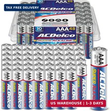Powermax ACDelco AAA Batteries, 48-Count