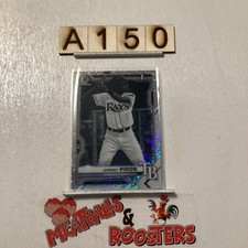 2021 Bowman Chrome #BCP-239 Jhonny Piron Black & White Mini-Diamond Refractor