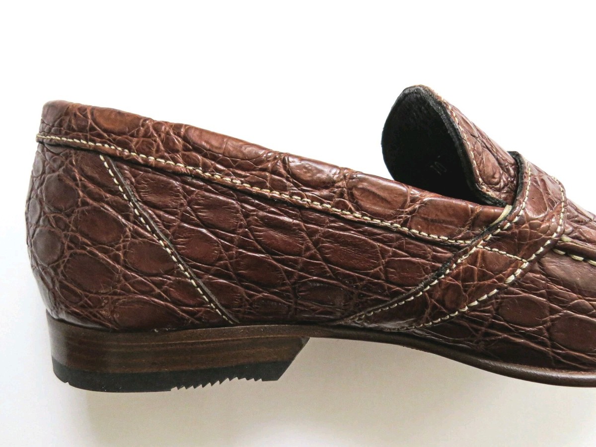 a.testoni Italian-made Loafer/Moccasin  Brown Leather and Caramel Suede, Size 10 A. Testoni Men main image 2