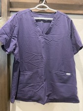 Figs Scrubs Set Xxl Plum Purple Livingston Pant 2 Pocket Top
