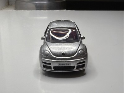 RealToy Volkswagen New Beetle RSI Metallic Silver 1:57 Scale