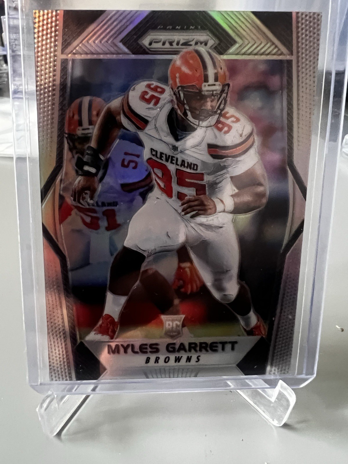 2017 Panini Prizm Rookies Myles Garrett #242 Silver Prizm (RC)