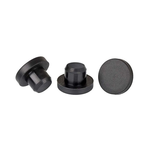Black Round Silicone Seal Hole Plugs Blanking End Caps Solid/With Hole 3mm~14mm - Picture 9 of 12