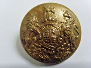 Antique British War Relief Society Uniform Metal Button Dieu Et Mon Droit Ebay