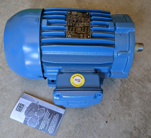 NEW - WEG Motor - 00218EP3E145TC 3-PH 2.0HP 1.5kW 208-230/460VAC - Picture 1 of 7