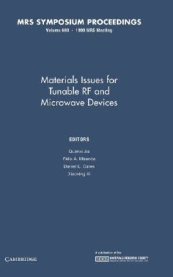 Materials Issues for Tunable RF and Microwave Devices: Volume