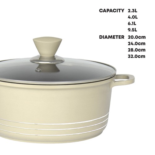 Juego de olla antiadherente fundida a presión de 5 piezas utensilios de cocina cazuela de inducción - Imagen 97 de 141
