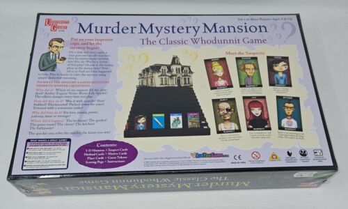 Murder Mystery Mansion: The Classic Whodunnit Game (NEW, 2008) University Games - Picture 2 of 4