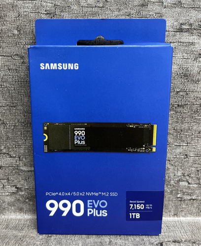 SAMSUNG 990 EVO PLUS SSD 1TB, PCIe Gen 4x4 | Gen 5x2 M.2 Speeds Up-to 7150 MB/s