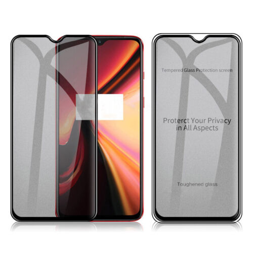 Película protectora de pantalla mate de vidrio templado de privacidad para Oneplus 7 6 6T - Imagen 2 de 4
