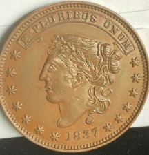 1837    HARD TIMES TOKEN   HT-284    LOW-123     JARVIS       UNCIRCULATED