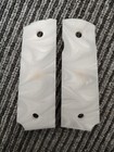 1911 Grips Full Size,Black/White Pearl,Bonded Ivory,Gold/Silver horse medallion