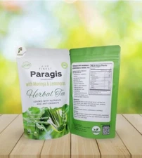 Finest PREMIUM 3in1 Paragis Herbal Tea with Moringa and Lemongrass 24 pcs/pouch