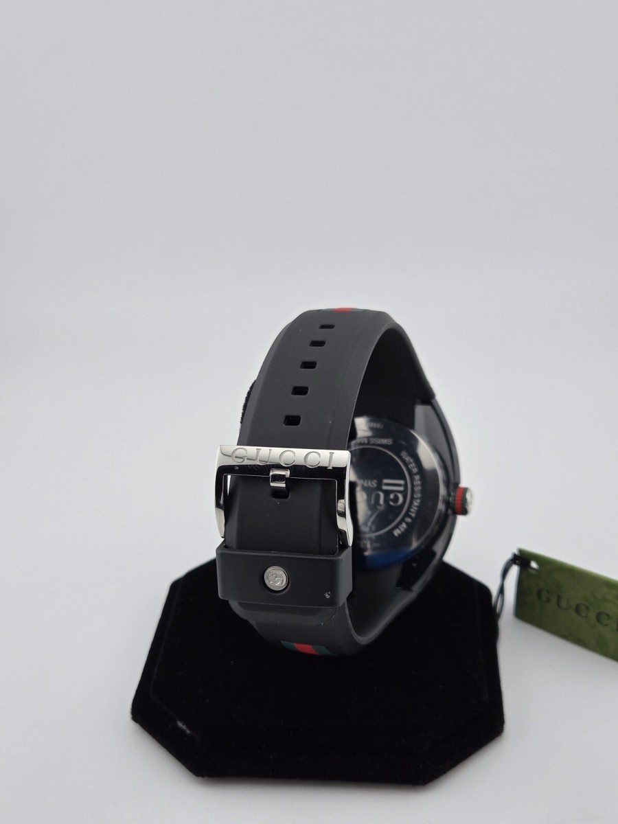 Gucci Sync XXL Men's Black Logo Dial Swiss Quartz Watch Gucci Sync XXL Men's Black Logo Dial Swiss Quartz Watch