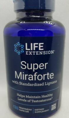 Life Extension Super Miraforte with Standardized Lignans 120 vegetarian capsules