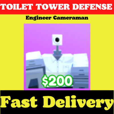 Toilet Tower Defense, Roblox, TTD, Engineer Cameraman Unit