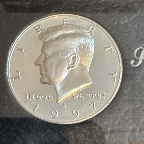 1997 United States Silver Proof Set …rainbow Toning On Cent - Picture 4 of 10