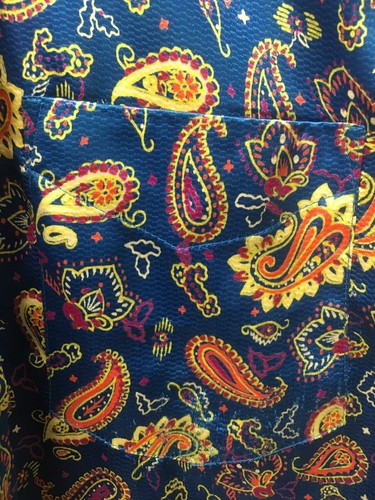 Sherry's of London Vintage Mens Silk Satin Shirt Size M/L - Picture 4 of 5