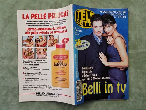 27) TELESETTE ITALIAN MAGAZINE N 26/1998 LUISA CORNA VALERIA MARINI BONOLIS - Photo 10 sur 10