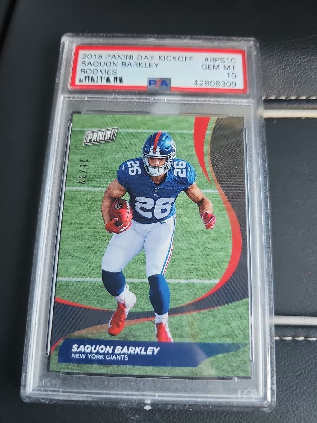 Saquon Barkley Panini Day Kickoff Rookies #RPS10 Base