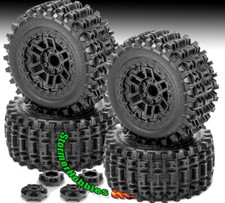 4 JConcepts Magma 2.8" Pre-Mounted Tires fit Rustler - Rustler 4x4 JCO412239812