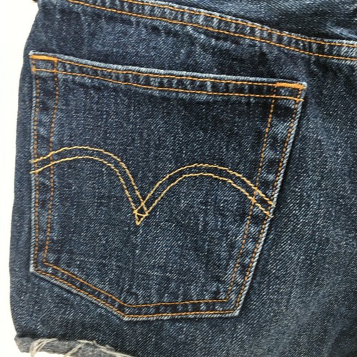 Levis 501 Strauss & Co. 501 Shorts Women's 29 Blue Denim - Picture 9 of 11