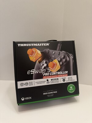 Thrustmaster eSwap S Crystal Orange Wired Pro Controller for Xbox, PC SEALED