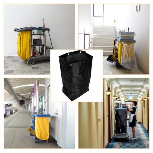 Storage Bag for Janitorial Cart Cleaning officiel Trolley Shopping Travel